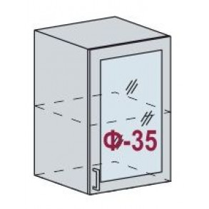 Ницца Royal Blanco шкаф верхний ШВС 500